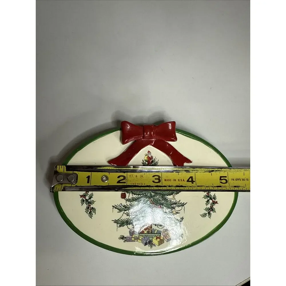 Spode - Soap Dish, Guest Bathroom Essentials, Holiday Bath Red